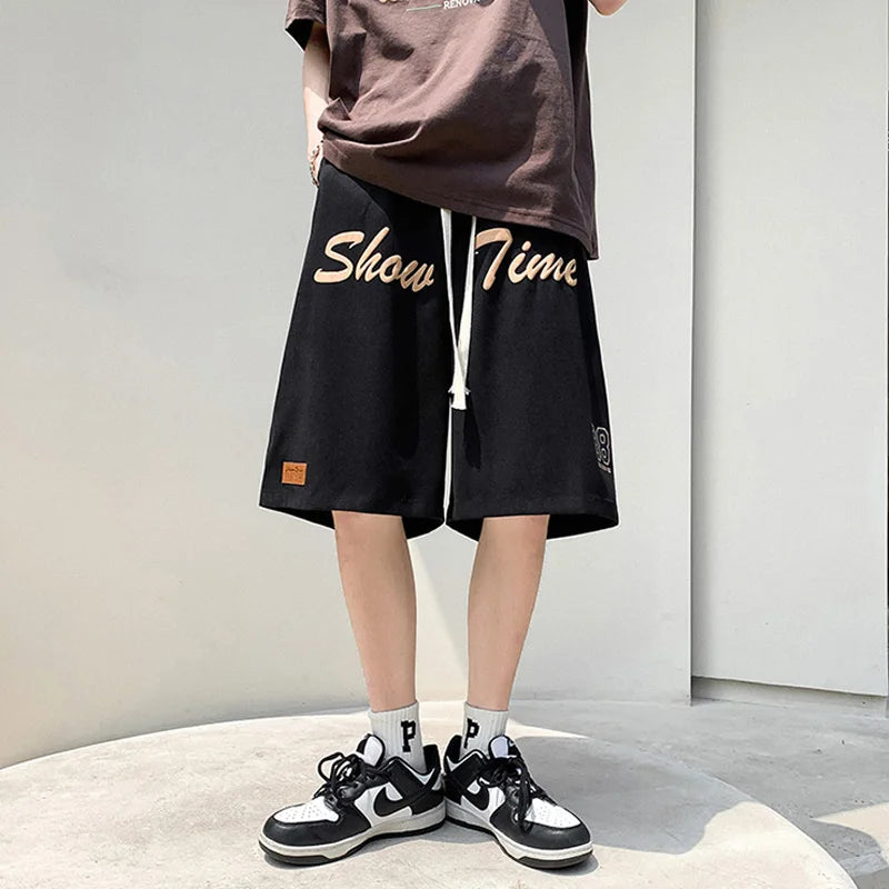 fashion basketball men shorts sports running gym pants summer casual man pants korean fashion mens clothing daily sweatpants relaxed fit joggers