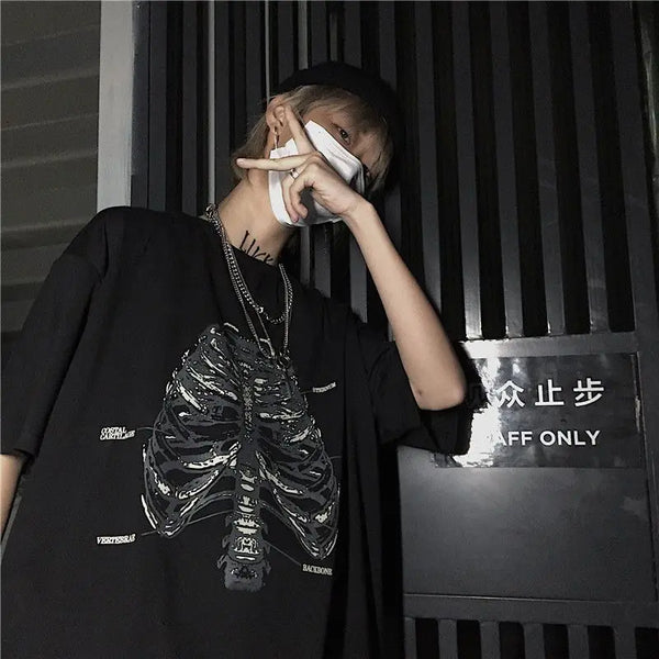 Trapwear Tribal flame – T Shirt For Men 2024 Summer Mens Clothing Oversized T Shirt