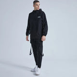 Zip-up graffiti fleece hooded high fashion bomber