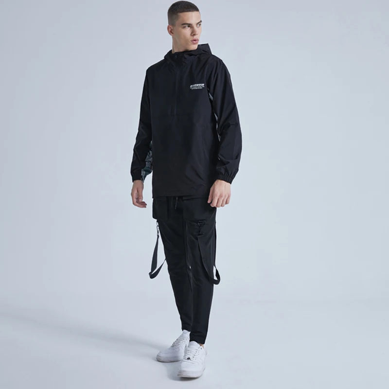 Zip-up graffiti fleece hooded high fashion bomber