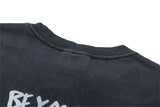 Vintage 90s Rock Band Tee Dark Retro Classic Album Culture Print Casual Loose T-Shirt Tops