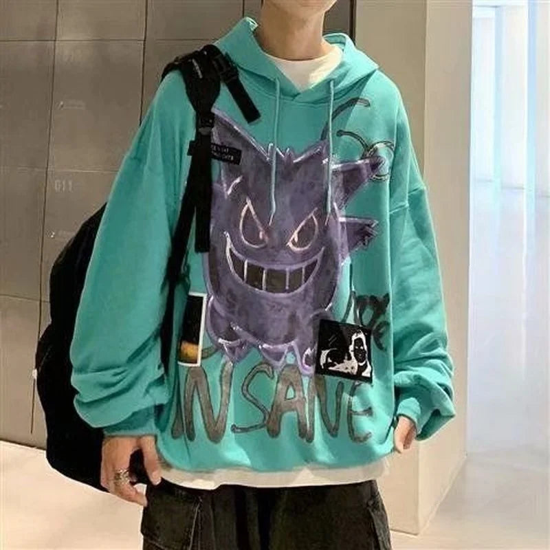 Autumn Winter Sweatshirts Women Hoodies Hong Kong Style Ins Trend Hip