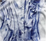 New 2024 Men Striped Gradient Project Fashion Cotton Casual Shirts Shirt High Pocket Long-sleeves Size S M L XL#U37