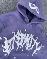 2024 y2k long sleeved foam printed pullover hoodie sweatshirt and pants two piece streetwear trendy wear dark vintage casual unique default style 2283
