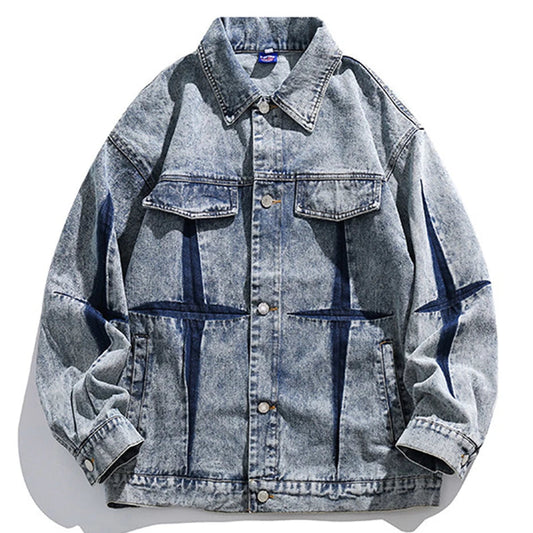 Hip pleated parka harajuku minimalist jacket