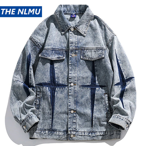 Hip pleated parka harajuku minimalist jacket