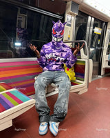Trapwear Streetwear – Oversized Demon Hoodies Men Letter Print Streetwear High Qua – Streetwear Fashion for Men & Women