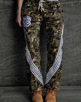 american high street fashion striped letter printed trousers men y2k harajuku retro personality casual oversized wide leg pants unique default style 3467