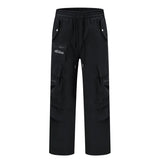 fashion loose streetwear cargo pant unisex casual multi pocket wide legs drewstring trousers hip hop joggers mens baggy pants unique joggers style 5056