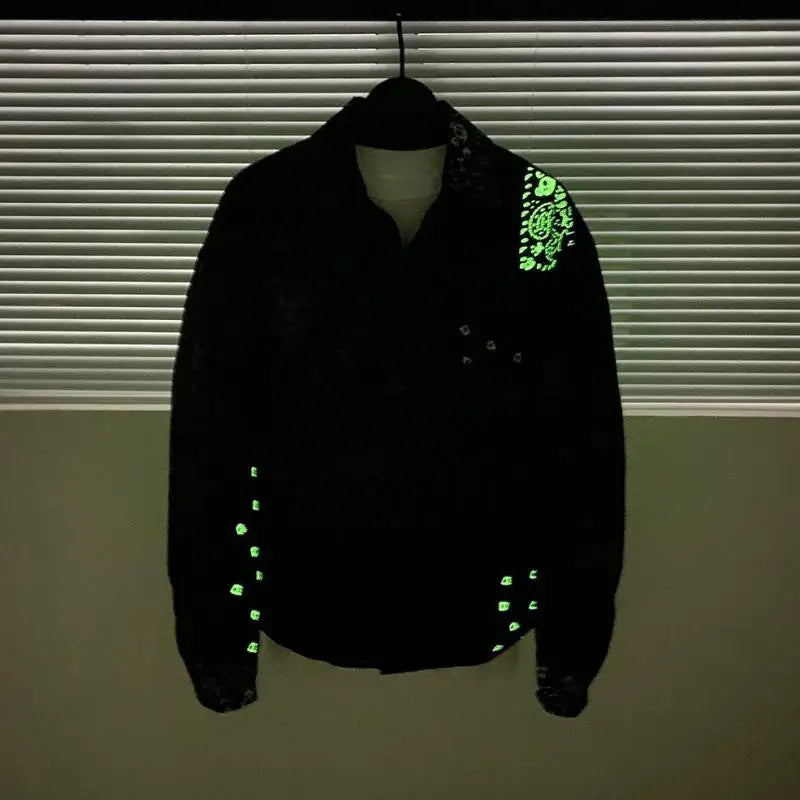 2023 Early Winter Shirt Lightweight Down Jacket Coat Trendy Fashion Luminous