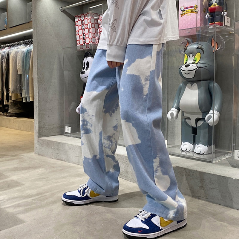 "No Way Home" Unisex Men Women Streetwear Denim Jeans Daulet Apparel