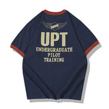 Cyberpunk Oversized shirt – Summer Mens Short Sleeved 230G New Retro Letter Print Casual