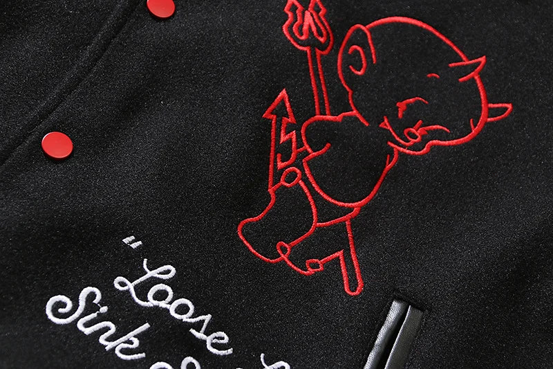 Minimalist streetwear nan urban parka bomber