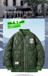 Winter men's cotton jacket stand-up collar baseball jacket men's cotton jacket