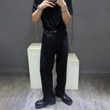 mens trousers british elegant casual pants autumn fashion temperament versatile business commuting straight pants mens clothing unique default style 121