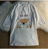 Gothic Graphic tee – Japanese New Summer Pure Cotton Cartoon Printed Short Sleeve