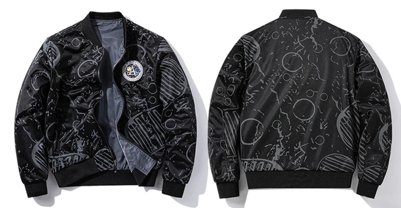 casual layering jacket featuring rainbowtouches mens jacket fashion street wear flying jacket mens sports jacket coat autumn and winter loose printing jacket design – premium quality jacket for men