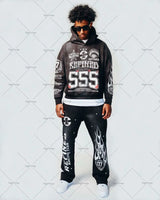 Y2K High Street Clothing Oversized Pullover Sweatshirt Mens 2023 Sprin