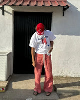 Urban Heat Tee – Graffiti Drip Flame and Retro Crown Print