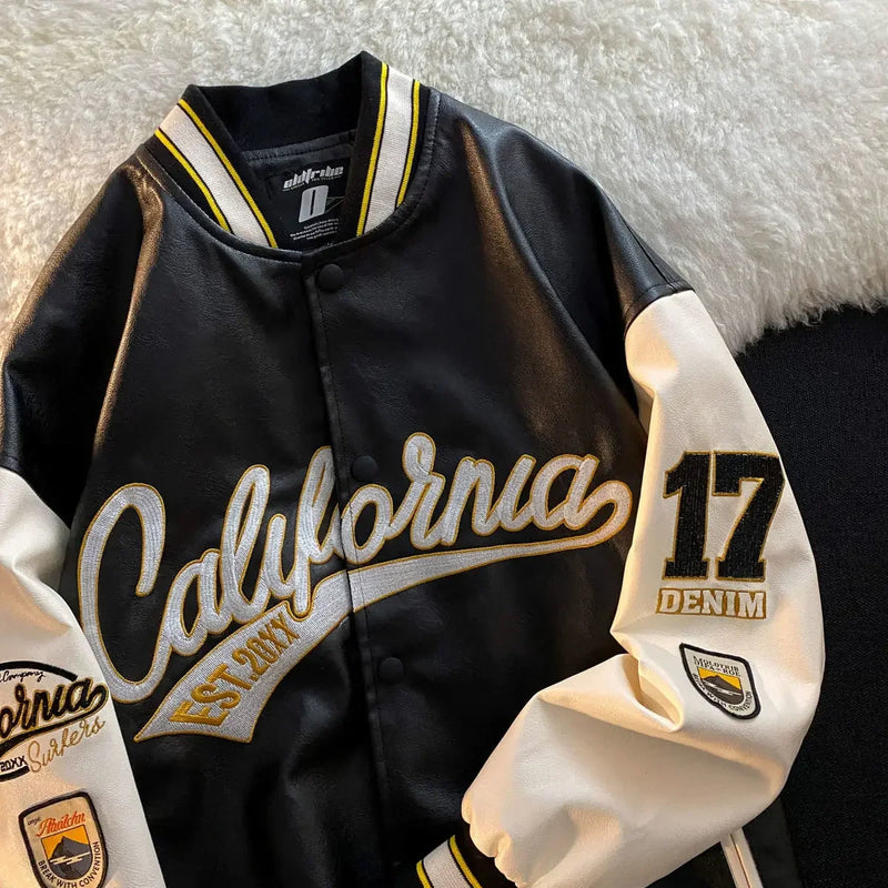 Bold Graphic Bomber Streetwear Photo-Ready Jacket