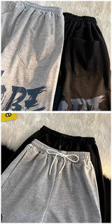 2024 mens casual shorts hip hop streetwear male gyms loose short pants joggers streetwear pants korean fashion men shorts unique joggers style 1918