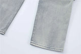 2024 multi pocket jeans vintage mens harajuku cargo denim pants retro hip hop straight loose jean pants unique cargo style 913