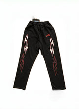 new arrival hs studios airbrushed skull print high street cotton winter pants sport casual pants unique default style 6177