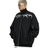 mens jacket winter warm parkas streetwear casual bomber zipper jackets hip hop fashion embroidery loose baseball coats nan ph - variant style 5781a9 for streetwear fashion