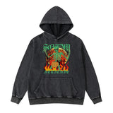 Anime Aesthetic Tee – Rainbowtouches Washed Hoodie Men High Street Fashion Skulls