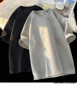Sadcore Vintage anime – 2023 Summer Men T Shirt Short Sleeve Loose Fashion New Desig