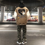 double-layer urban hoodie, modern streetwear, for men, fall streetwear outfit, oversized style, layered fashion, modern aesthetic