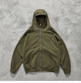 glitchcore tribal flames featuring streetwear solid color ninja zipper hoodies mens fleece turtleneck cardigan outdoor oversized hoody plus velvet charge coat