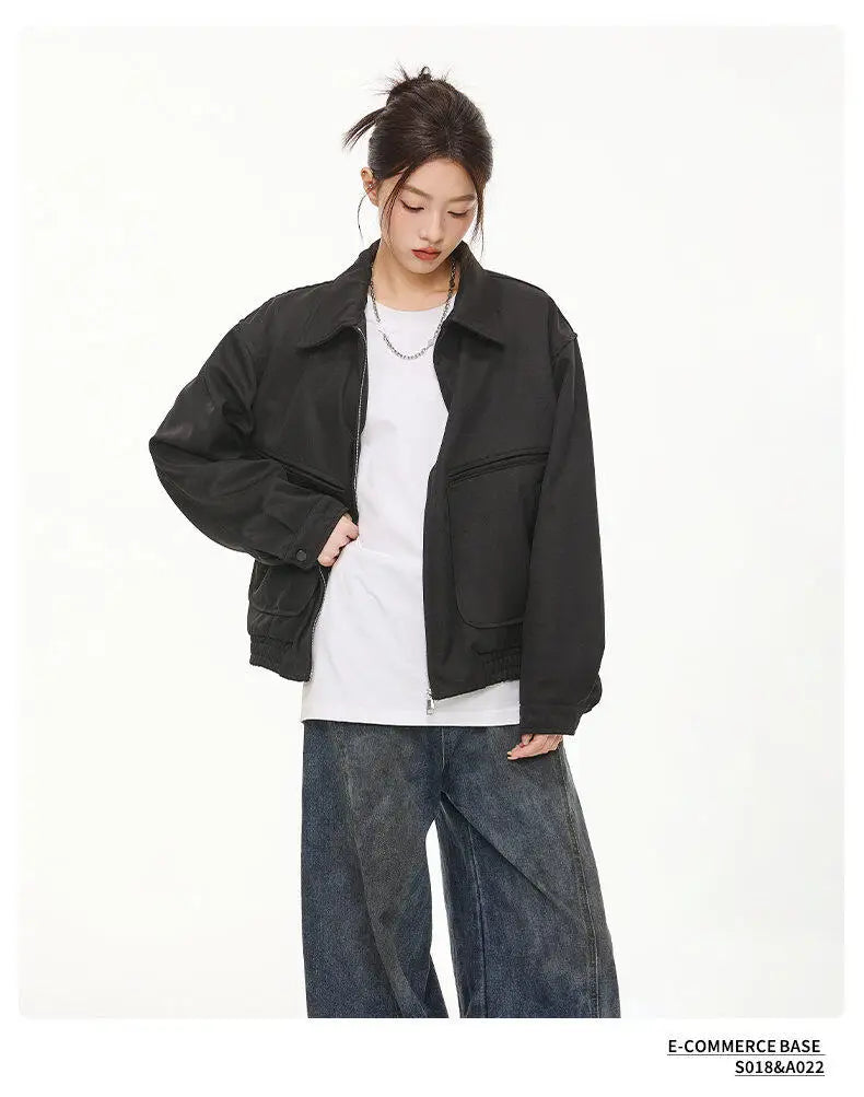 bold graphic winter coat, unisex street style, men's streetwear fashion, trendy oversized fit, urban techwear design, modern 