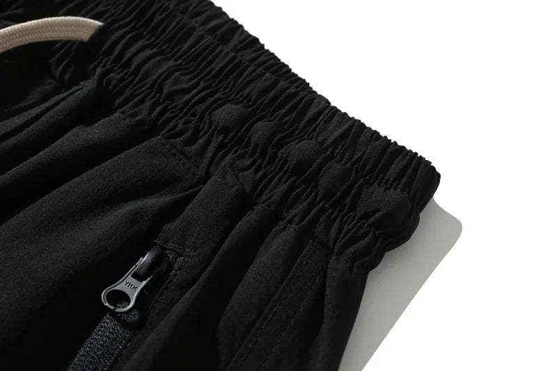 high new luxury men 2023 cotton under my car zip up comfortable nylon parkour sweat casual pants sports khaki cargo a05 multi-pocket cargos