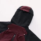 Brand New 2023 Mens under my car Armor zipper Parkas Windproof hooded jacket Tatting Purple Multiple pockets outdoor Wear #350