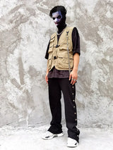 leather panel jacket, streetwear for men, men's streetwear fashion, oversized urban jacket, high quality cold-weather coat