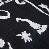 mens turtleneck knitted sweater fashion hip hop harajuku letter sweater retro vintage jumpers casual cotton pullovers sweaters trendy hip hop style outerwear, aesthetic street look hoodie, Y2K vintage urban hoodie