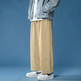 cotton casual pants men fashion oversized wide leg pants men streetwear hip hop loose straight pants mens vintage trousers m 3xl clean everyday pants