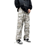 2023 new fashion side pocket camouflage baggy men cargo pants tactical clothing hip hop casual long trousers pantalones hombre multi-pocket cargos