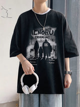 Cyberpunk Chrome print – New Anime Graphic Print Short Sleeve T Shirt For Men Hip Hop