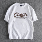 Gothic Vintage print – Summer Short Sleeved Mens T Shirt Trend Letter Printing Geom
