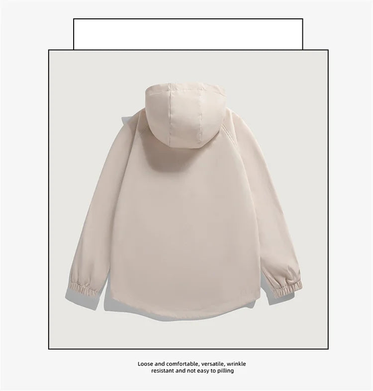 Leather Panel Streetwear Jacket Daily Fit Staple