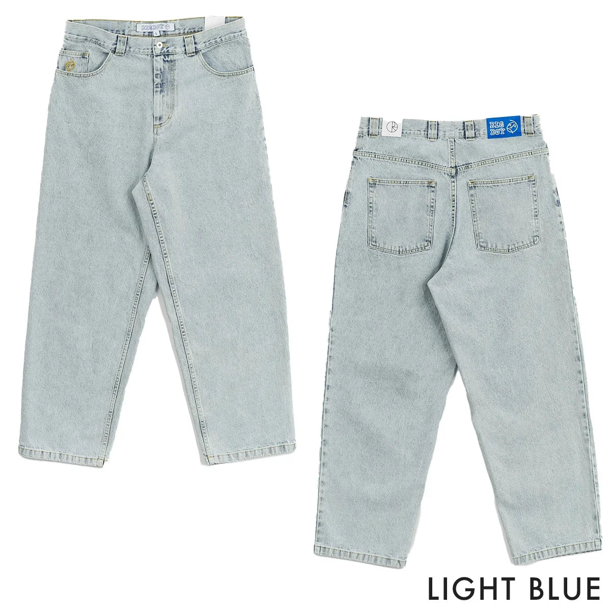 harajuku polar big boy baggy jeans y2k gothic pants graphic embroidery japanese streetwear jeans vintage mens wide trousers unique jeans style 239