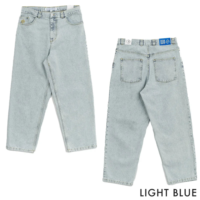 harajuku polar big boy baggy jeans y2k gothic pants graphic embroidery japanese streetwear jeans vintage mens wide trousers unique jeans style 239