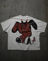 Gothic Graphic tee – 2024 New Fashion Cartoon Letter Pattern Oversized T Shirt Me