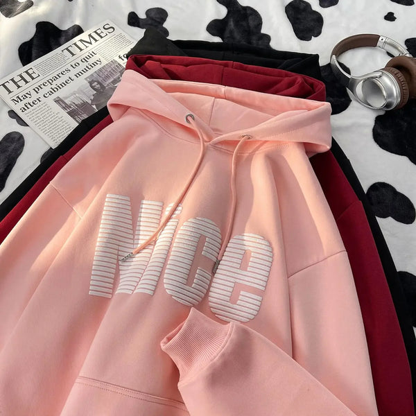 American Spring And Autumn Trendy Men And Women Hip Hop Retro Letter P