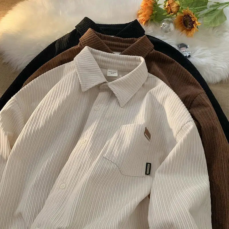 2023 Spring New Fashion Coat Shirt Men's Casual Long-sleeved Shirt Men's Boutique Clothing Simple Style Shirts For Men