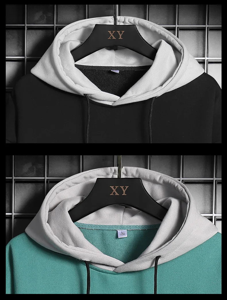 Men Hoodies Sweatshirt Casual Fashion Clothes Mens Korean Harajuku Hip