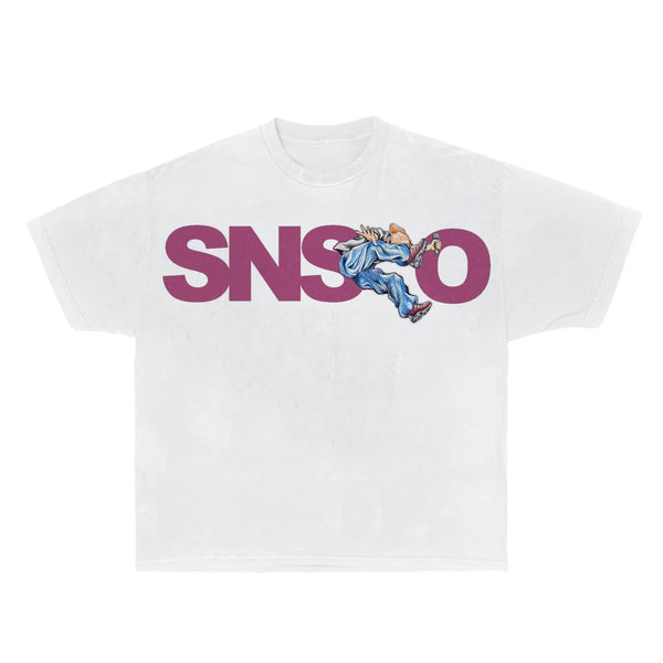 y2k harajuku tee with chaotic graffiti anime panel design