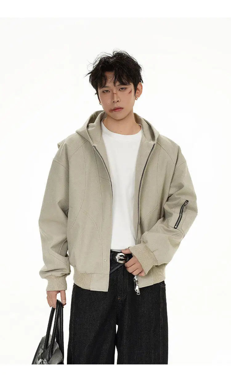 grunge oversized coat, photo-ready design, men's streetwear fashion, trendy oversized fit, urban techwear design, modern hip 